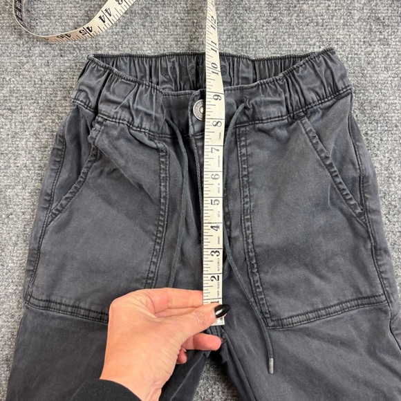 AMERICAN EAGLE Women’s Charcoal Grey Super Stretch Jogger Pants size 2 Long - Picture 8 of 9